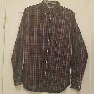 Nautica plaid button down shirt